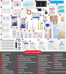 VRIEXSD 400 Piece Large First Aid Kit for Home, Car, Travel, Camping,Sports — 3