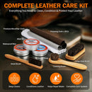 GleamGlee Leather Boot Care Kit, Saddle Soap, Mink Oil & Waterproof Wax Set — 2