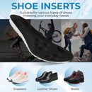 4D Cloud Steppers Insoles for Men Women Memory Foam Arch Support Inserts - Black — 4