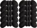 5 PRS Suede Heel Grips for Men Women - Pads for Big Shoes (Black) - A1-black — 1