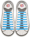 INMAKER No Tie Shoelaces for Adults and Kids, Elastic Laces for Sneakers | Blue — 1