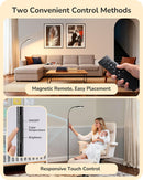 EDISHINE LED Floor Lamp 1300LM Super Bright Reading Floor Lamps Black — 5