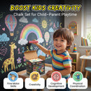 16 PCS Sidewalk Chalk for Kids -16 Colors, Non-Toxic Washable Jumbo Chalks — 2