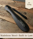 FALKON 9" Metal Shoe Horn | Black — 4