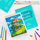 Mixed Media Sketchbook 9"x12" Multimedia Sketchbook, 30 Sheets Sketch Book | 9" x 12" — 3