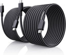 Anker USB C to USB C Cable, 240W Fast Charging Cord (2-Pack, 10 ft, Black) 1
