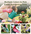 HTR Gardening Gloves For women, Garden Yard Work With Grip, Weeding, Large