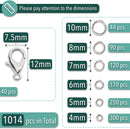Mr. Pen- Open Jump Rings Set, 1014 pcs — 2