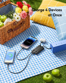 VEGER 10000mAh 22.5W Fast Charging Portable Charger with Built-in Cables photo 6