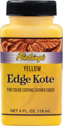 Fiebing's Edge Kote 4 Fl Oz - Yellow - for Coloring Leather Edges on Purses, Bags, Shoes, Holsters, Wallets,etc — 2