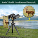 Adorrgon 12x42 High Powered Binoculars for Adults, Phone Adapter and Tripod — 4