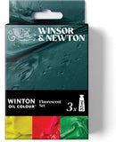 Winsor & Newton Winton Oil Color Paint Set, Fluorescent, 3 x 37ml Tubes | Fluorescent - 3 x 37ml — 1