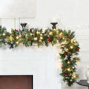 HipTree 9FT Christmas Garland with Lights for Mantel with Timer — 1
