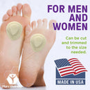 Comfort Metatarsal Felt Neuroma Pads for Feet - Ball of Foot Pads - 4 Pairs 6