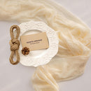 6Pcs White Cheesecloth Table Runner 120 Inches for Party Home Decor | Ivory | 35"x120"(Pack of 6) — 3