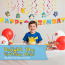Pokemon Birthday Decorations Party Supplies - Happy Birthday Banner, Swirls — 2