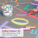 Colorations Jumbo Washable Sidewalk Chalk Set, 20 Pieces, 8 Assorted Colors — 6