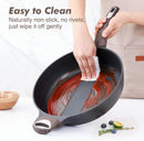 SENSARTE Nonstick Frying Pan Skillet with Lid, 12 Inch Large Deep Frying Pan,…