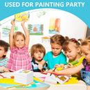 ESRICH Mini Stretched Canvas 24Pack 2x2inch, 2/5''Profile Art Primed Canvases for Painting, Cotton Small Professional Stretched Canvas for Kids and Art Supplies. | 2x2in-24Pack — 6