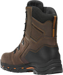 Danner Vicious BOA 8" Men Work Boots, Composite Toe, Waterproof, EH Rated, Gore-Tex Lined, Slip Resistant Vibram Outsole - Brown — 3