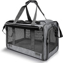GAPZER Pet Carrier for Large Cats up to 20lbs Soft-Sided Privacy Protection — 1