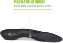 Sof Sole Plantar Fascia Insoles (FSA&HSA Eligible) - 3/4 Length, Gel in Heel- Support in Arch, For Women - Black — 2