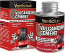 Chemical Vulcanizing Cement, Clear Tire Repair Glue, All Purpose Rubber Cement, Heavy Duty Tire Patch Kit with Brush… — 1