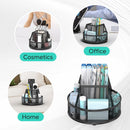 YINGHUA 360°Rotating Mesh Desk Organizer & Pen Holder - Black — 5