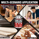 Contact Cement Adhesive 4.16 Oz, Waterproof Contact Adhesive with Brush — 5