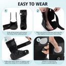 Medibot Advanced Walking Boot for Ankle Injuries & Fractures Adjustable Air Splint with Pump, Medium Black, Fits Shoe Size 6-10'', Men and Women — 8