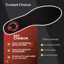 Carbon Fiber Insole - 1 pc, Men 6.5-7, Women 7.5-8 - Orthotic Insole - Black-1 Pc — 6