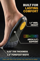 GED Carbon Fiber Insoles for Men & Women, High Arch, Heavy Duty 220 lbs — 5
