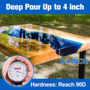 Epoxy Resin Kit, Crystal Clear Deep Pour Epoxy Resin for River Tables, Live Edge and Wood Filler, ¾ Gallon Clear… — 2