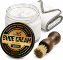 Eagle Shoe Cream Polish Kit – 3 Piece Boot & Shoe Polish with Shoe Cream, Shine Cloth & Applicator | Neutral — 1