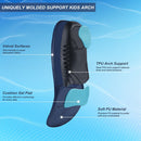 Kids Insoles for Arch Support - Plantar Fasciitis Cushioning Inserts - Shock Absorption - Deep Heel Cup Healthy Feet - Children Inner Soles for Arch Pain, Flat Feet, Feet Pain Relief - Multicolor — 3