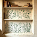 Flower Stencils for Painting Reusable Wildflower Stencil Wall Furniture DIY | US Letter Size (8.5" × 11") — 5