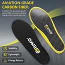 Estinko Carbon Fiber Performance Insoles - Customized Athletic Inserts for Basketball, Volleyball, Racquet Sports, Running & More, Shock Absorption (Men's 10.5-11/Women's 12.5-13, 11.5") — 3