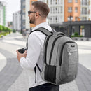 BIKROD Laptop Backpack for Men and Women, 17 Inch Large School Backpacks for Teens, Business Anti Theft Durable Travel Back Pack, Water Resistant Computer Bag, Grey | 17.3 Inch — 6