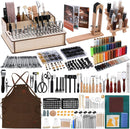 628 Pcs Leather Working Tools Kit, Leather Crafting Kit with Tools Supplies — 1