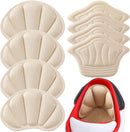 Back of Heel Cushion Pads, Adhesive Heel Grips Inserts for Loose Shoes, Too Big Boots, Reusable Heel Guards Liners for Women Men, Improve Shoe Fit, 4pcs-Beige+4pcs-Beige - 8pcsbeige — 1
