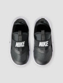 Nike Kids' Flex Runner 4 Running Shoes - Boys Girls Toddler Baby Sneakers - Black/Black/White — 4