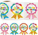 Fancy Land Happy Birthday Stickers for Kids Classroom Birthday Gifts 200 | Rainbow — 1