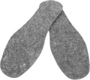 Wool Felt Boot Insoles Large Size, Breathable Soft Cuttable Replacement Shoe Soles, Sweat-Absorbing Winter Inserts for Men and Women, Deep Gray 25cm — 1