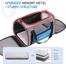 BurgeonNest Cat Carrier for Cats up to 20 Lbs, Soft-Sided Escape Proof
