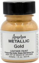 Angelus Metallic Leather Paint, 1 oz., Gold — 1