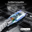 iPhone Charger 3-Pack 10ft MFi Certified Lightning Cable Fast Charging Cord photo 2
