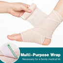 AZEN Premium 15 Pack Elastic Bandage Wrap 4 Inch, Compression Wrap Bandage for Legs, Lymphedema Wraps for Legs, Ankle, Knee, Tummy, Body, Latex-Free - D-15p — 4