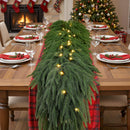 Alupssuc 9FT Artificial Christmas Garland with Lights, Norfolk Pine Garland — 3