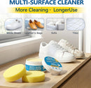 White Shoes Clean Cream Original 260g, Shoe Cleaning Kit Multi-Purpose Clean Cream white Shoe Cleaner with Sponge, No Water Needed, Sneaker Cleaner for Leather, Sofa, Car Interior — 6