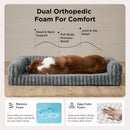 Bedsure ComfyFleece® Memory Foam Orthopedic Dog Beds Large Sized Dog 35" — 3